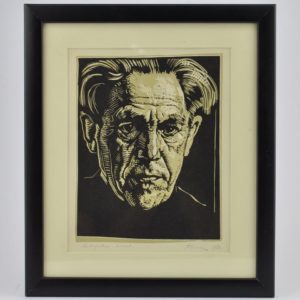 Aleksander Mildeberg (1902-1977)Autoportree" linool 1957a"