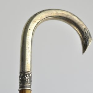 Antique walking stick - 875 silver
