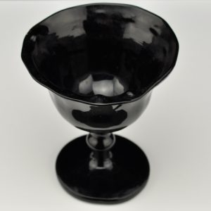 Antique glass base from the 19th century