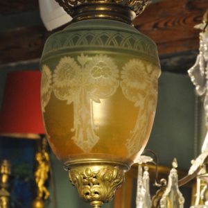Antique candle lamp