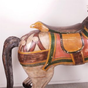 antique wooden horse