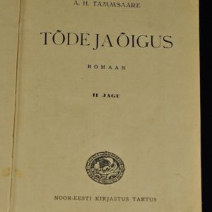 Estonian book 1929