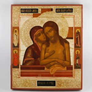 Icon, Mother of God and Jesus Christ - 19th century. end