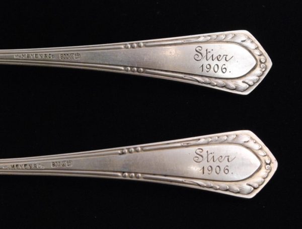 Silver fish fork and -knife