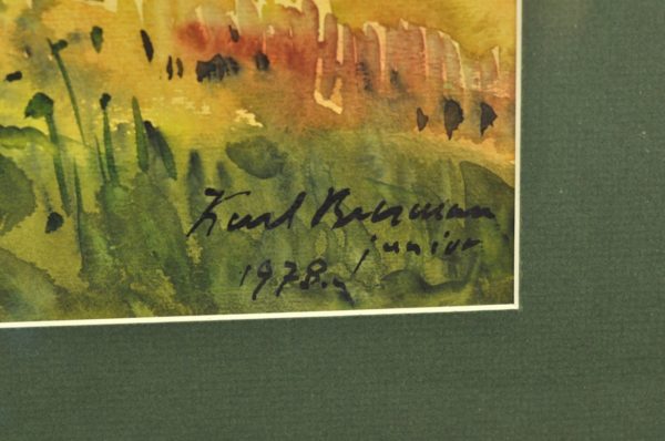 Karl Burman junior Kallaste talu"1978a. akvarell"