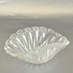 Glass oval base