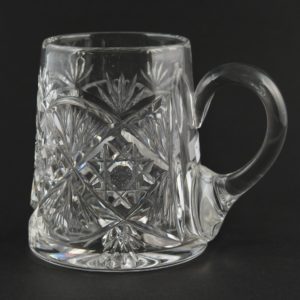 Crystal glass beer mug