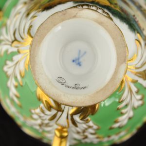 Meissen porcelain cup nad saucer