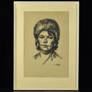 Valdemar Väli (1909-2007) Naise portre 1964a
