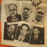 Antique Poster of most wanted criminals