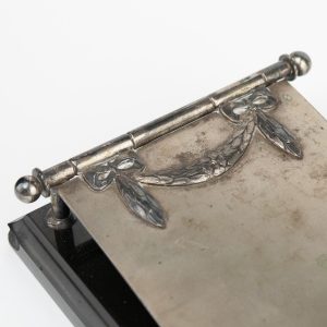 Antique Estonian silver paper holder