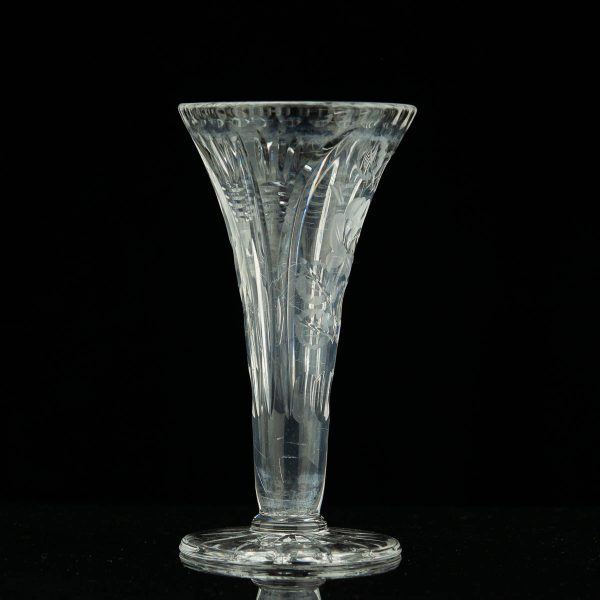 Antique Estonian crystal vase