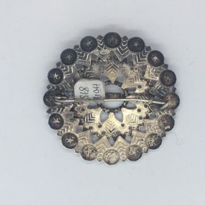 Antique Estonian silver brooch