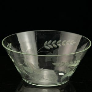 Antique Estonian glass bowl LORUP