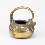 Antique 19th century asian bronze jug