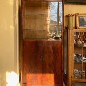 Antique cabinet with glass doors