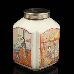 Antique Asian tea jar