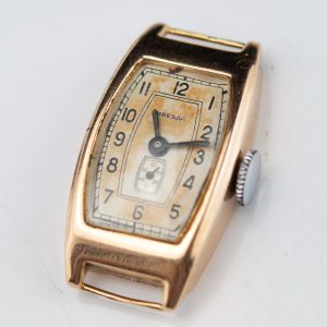 Antique women's wrist watch "Zvezda"  - 583 gold