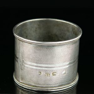 Imperial Russian silver napkin holder