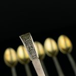 6 Estonian silver spoons