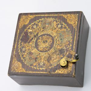 Antique Swiss miniature small Symphonion music box