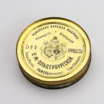 Tsaari-Vene plekist kommikarp Ramonskaja parovaja fabrika, konfekt i šokolada