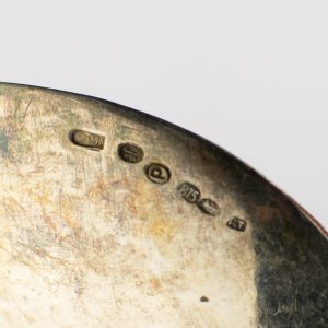 Antique Estonian soup spoon, 875 silver