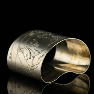 Antique Russian 84 silve napkin ring