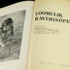 Raamat-Loomulik ravimisõpetus 1-2 osa 1931a, Tartu