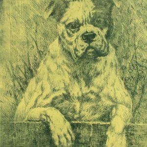 Axel Tallberg 1860-1928 graafika Min granne-Koer Rootsi