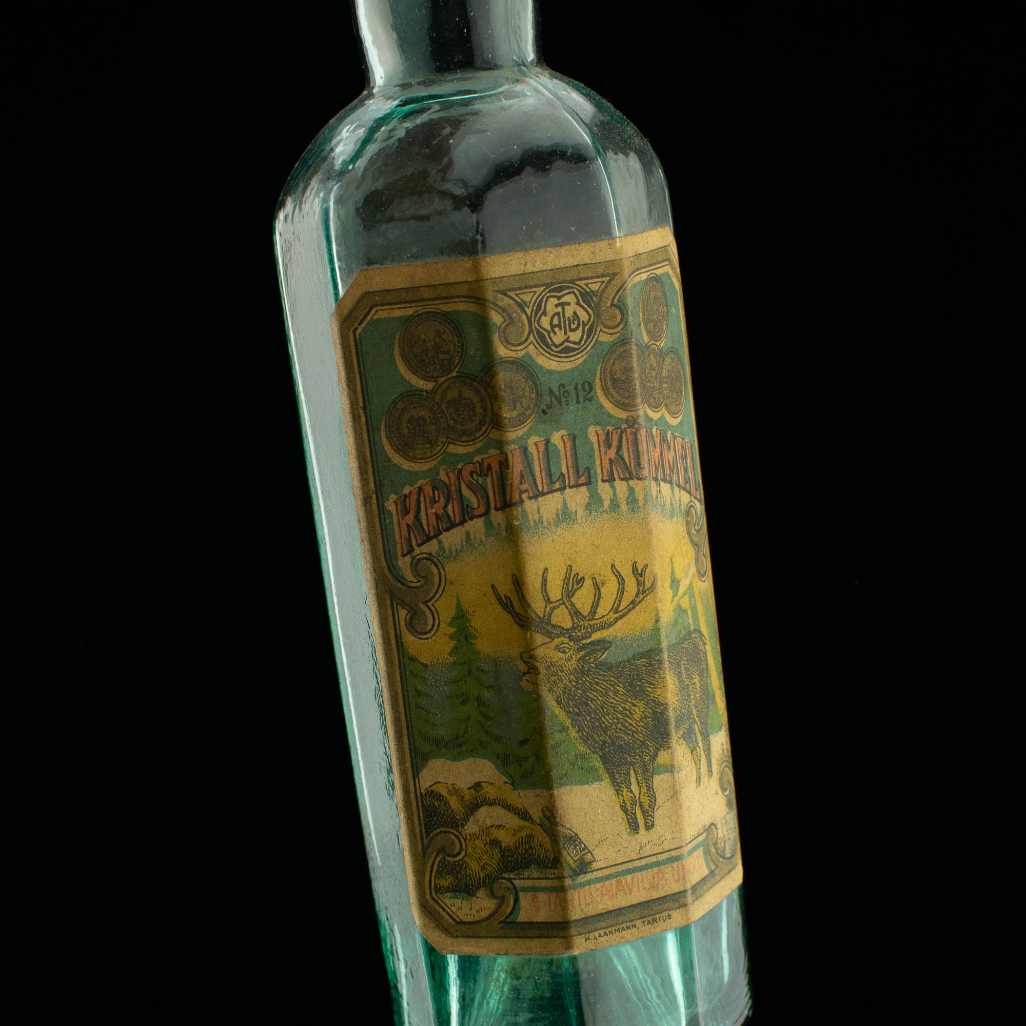 EW aegne klaas pudel Kristall Kümmel EW aegne klaas pudel Kristall Kümmel