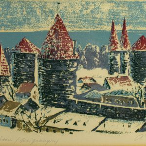 Aleksander Peek (1915-1982) Tallinn 1966a,serigraafia