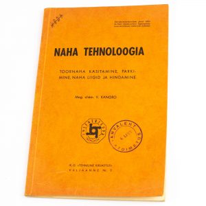 Antiikne raamat-Naha tehnoloogia,V.Kangro 1939a