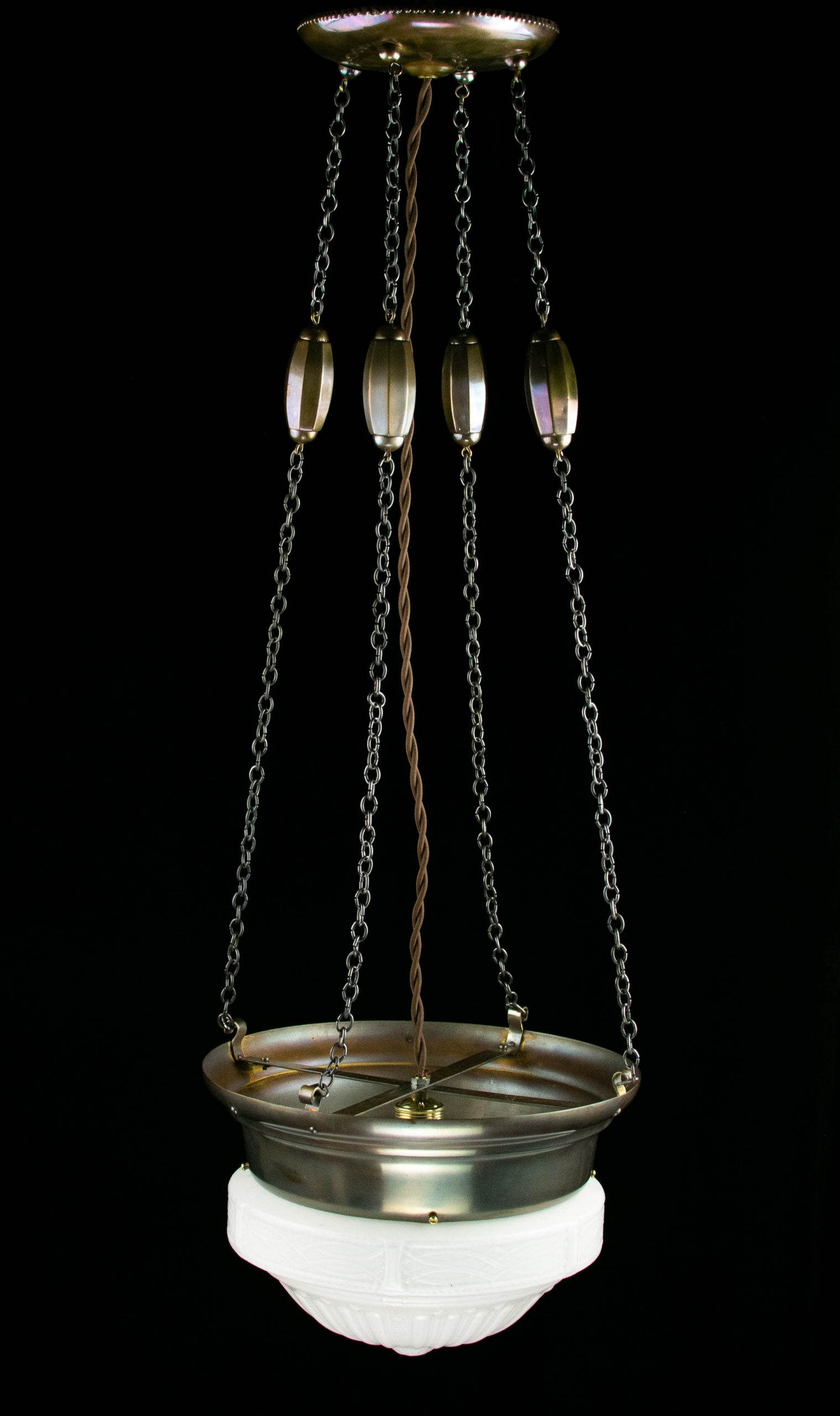 Juugendstiilis laelamp,1 klaaskuppel Juugendstiilis laelamp,1 klaaskuppel