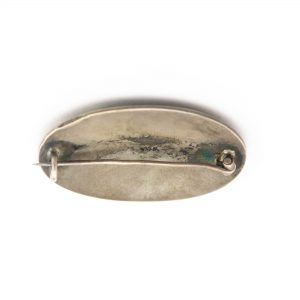 Enamel brooch, 935 silver