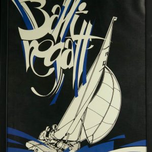 Plakat-XXXVIII Baltic Regatta 09-17.07.1988a Tallinn,kunstnik Vanda Purik