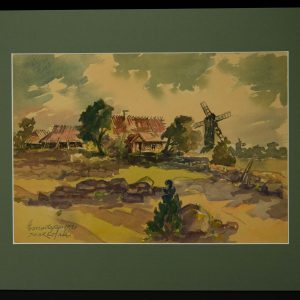 Esko Lepp (1906-1977) Saaremaa, akvarell