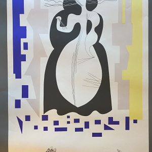 Plakat-Evi Tihemetsa graafika,näitus 1987a