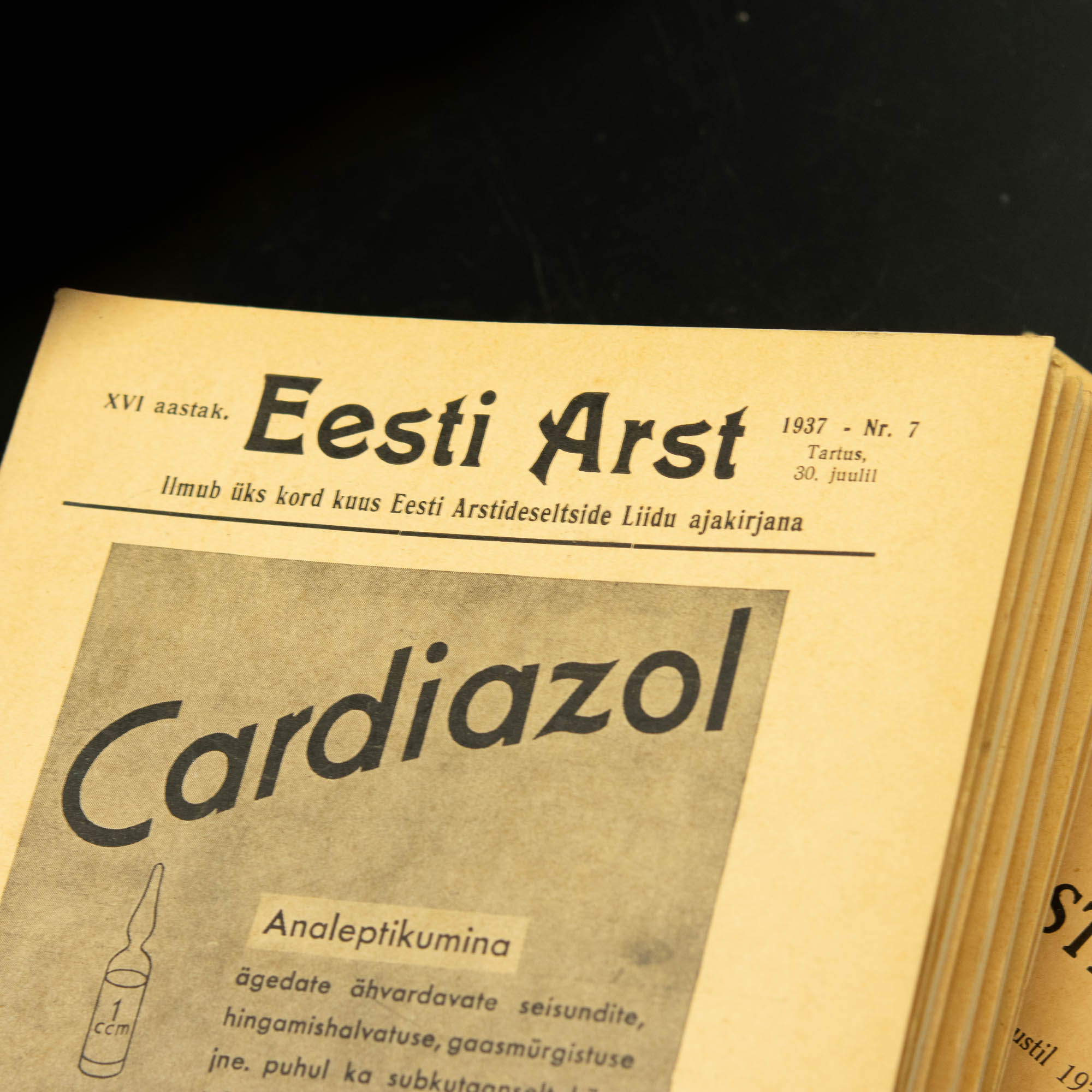 EW aegne arstiteaduslik kuukiri Eesti Arst,aastakäik-1933,1934,1935 Taska köide,1936,1937 EW aegne arstiteaduslik kuukiri Eesti Arst,aastakäik-1933,1934,1935 Taska köide,1936,1937