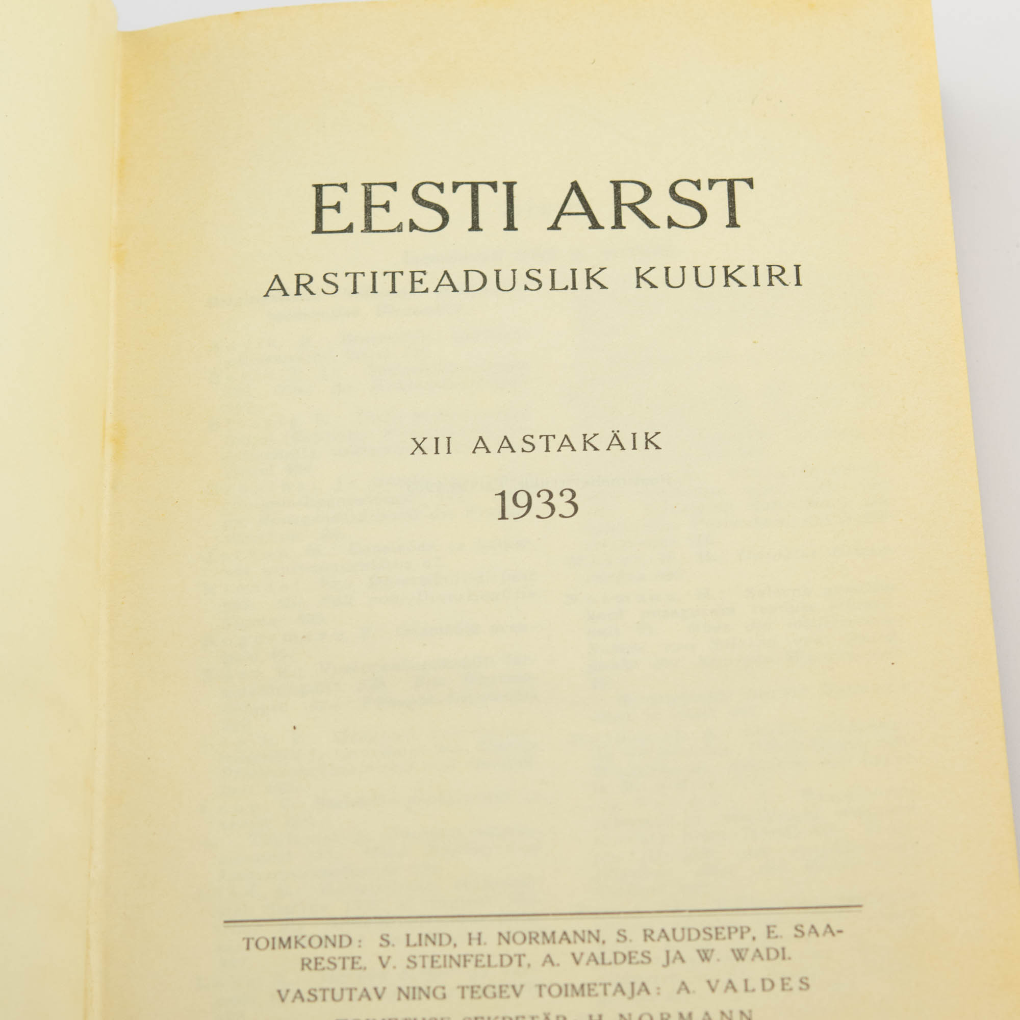 EW aegne arstiteaduslik kuukiri Eesti Arst,aastakäik-1933,1934,1935 Taska köide,1936,1937 EW aegne arstiteaduslik kuukiri Eesti Arst,aastakäik-1933,1934,1935 Taska köide,1936,1937