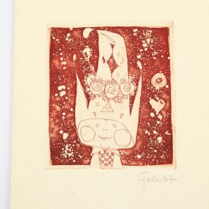 Vive Tolli väike graafika Päkapikk 1967a