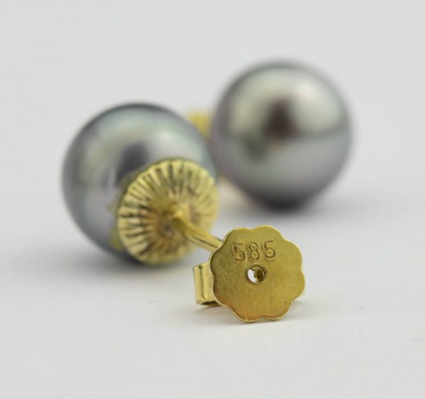 Kõrvarõngad, 585 kuld Tahiti pärl - tootel sertifikaat260
