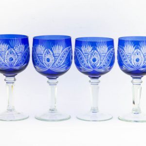 Klaasist veinipokaalid,sinine 4 tk Venemaa