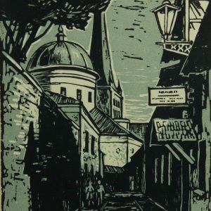 Toivo Kulles (1918-1984) graafika Müürivahe tänav 1970a