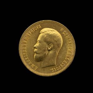 Tsaari -Vene kuldmünt 10 rubla 1900a