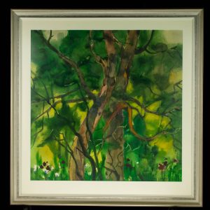 Enno Lehis (1912-2011) akvarell Puud