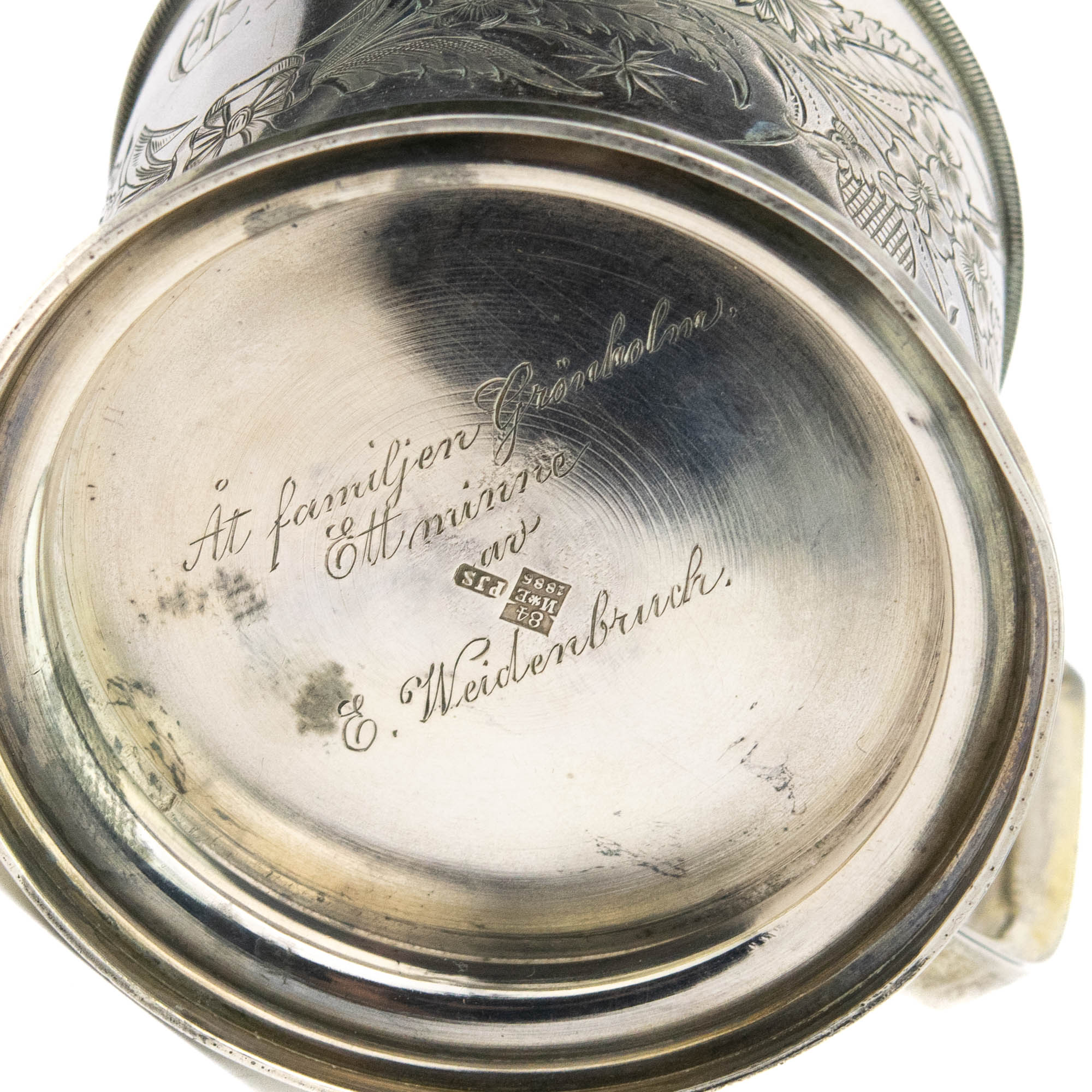 Teeklaasi hoidja, 84 hõbe, 1886 Teeklaasi hoidja, 84 hõbe, 1886