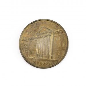 EW 2 kroonine münt Tartu Ülikool 1932