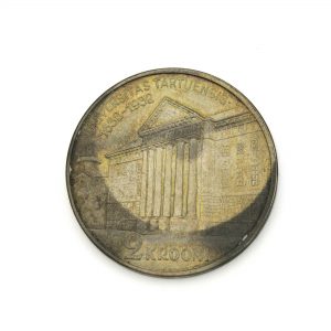 EW 2 kroonine münt Tartu Ülikool 1932a