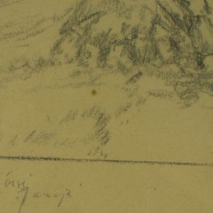 Johannes Võerahansu (1902-1980) süsi,paber